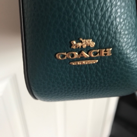 coach Marlie top handle in teal - Picture 3 of 6